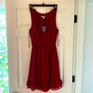 Rebecca Minkoff Lorena dress. XS. NWTG’s. Dark red